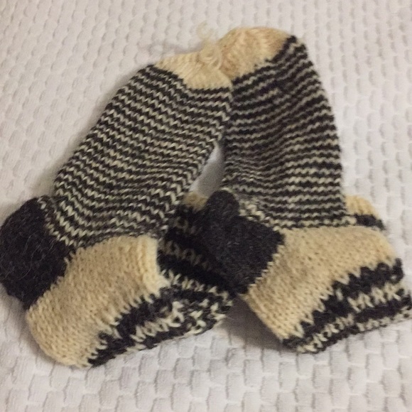 Man socks 100% wool handmade new - Picture 2 of 4